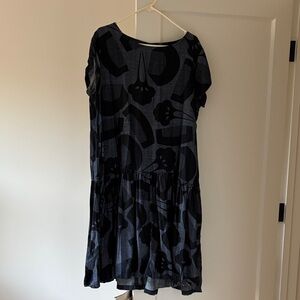 Gorman Midi Dress, hair comb pattern, sz 12